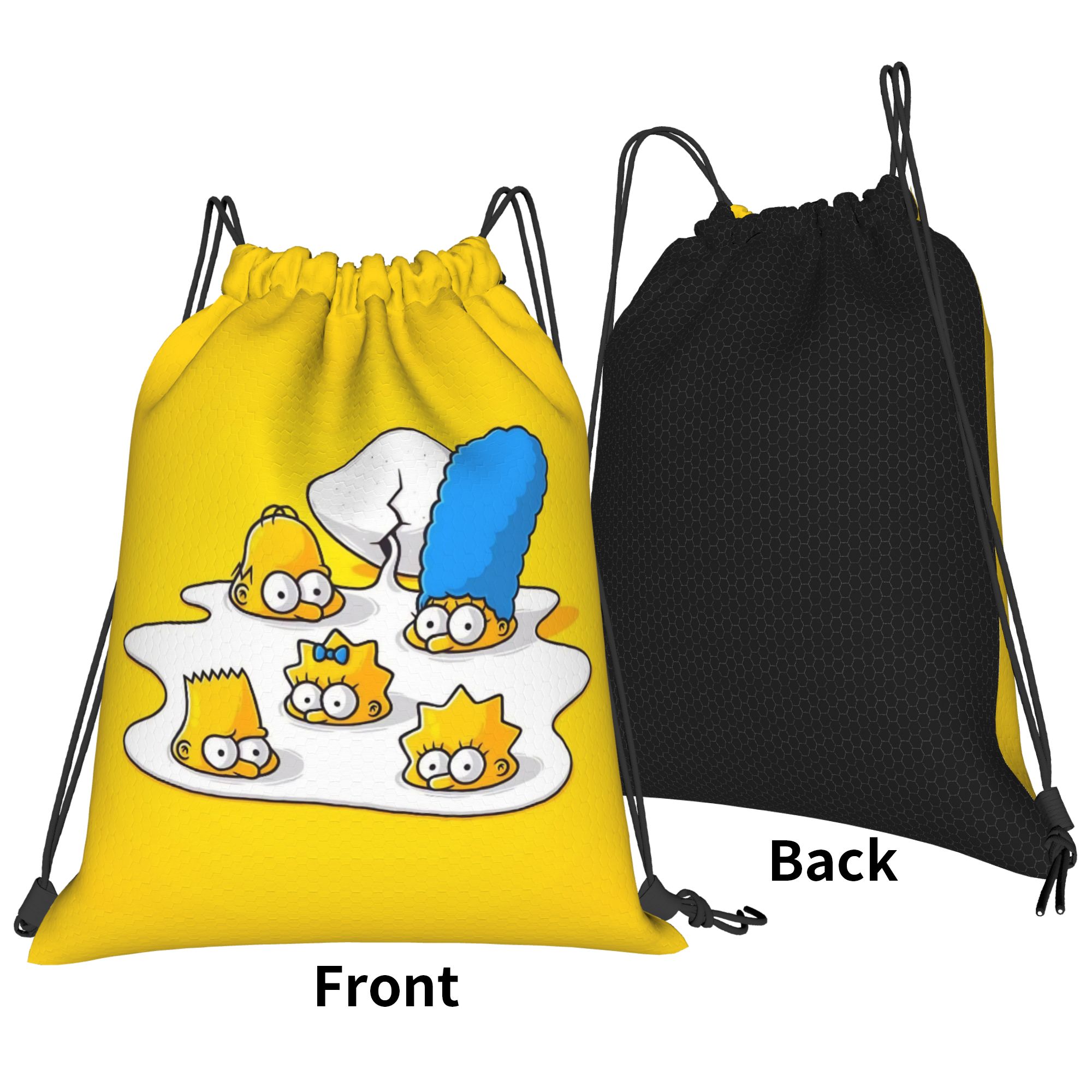 Simpsonsed Cartoon  Drawstring - Drawstring Gym Bag recension och pris
