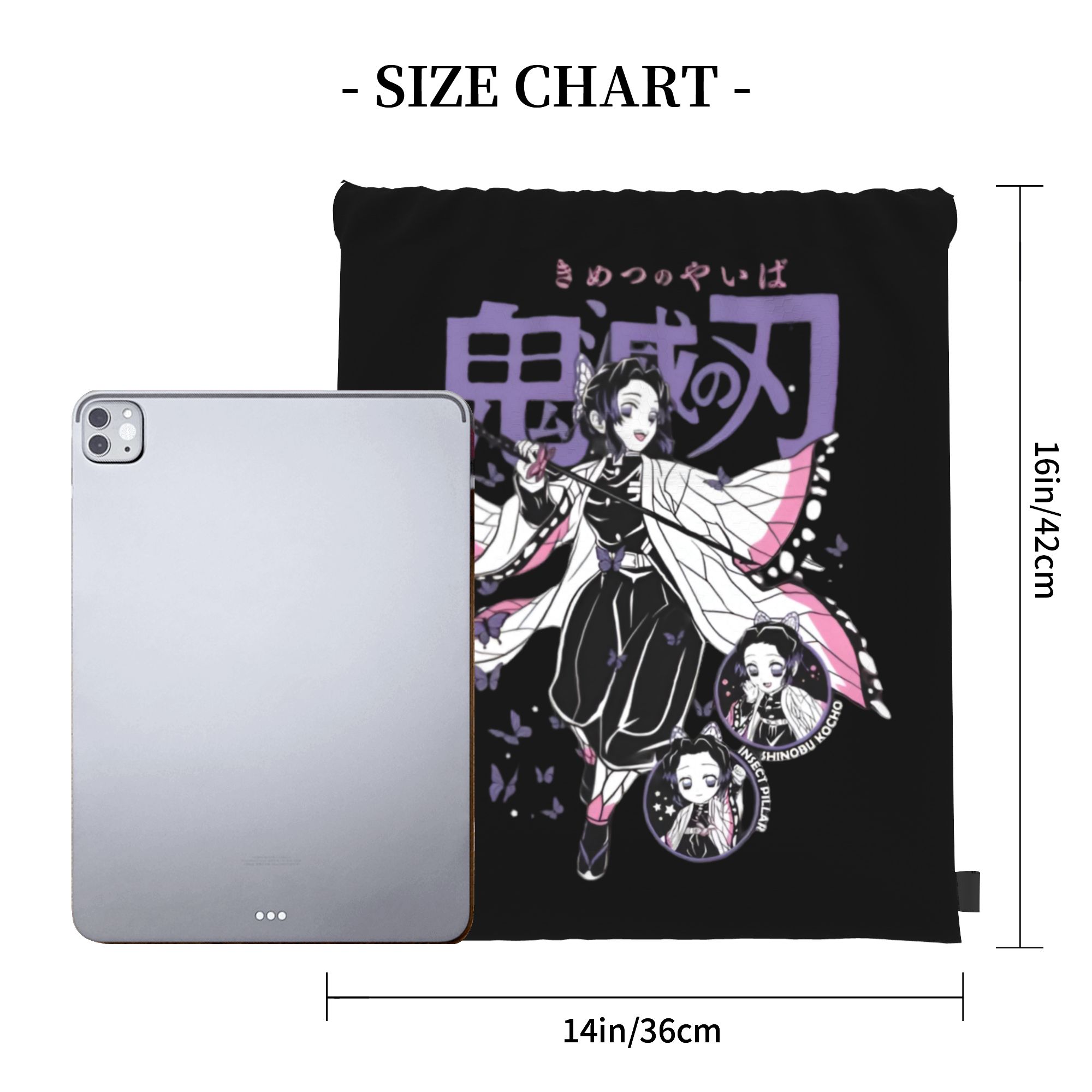 Custom Demon Slayers Drawstrin - Drawstring Gym Bag recension och pris