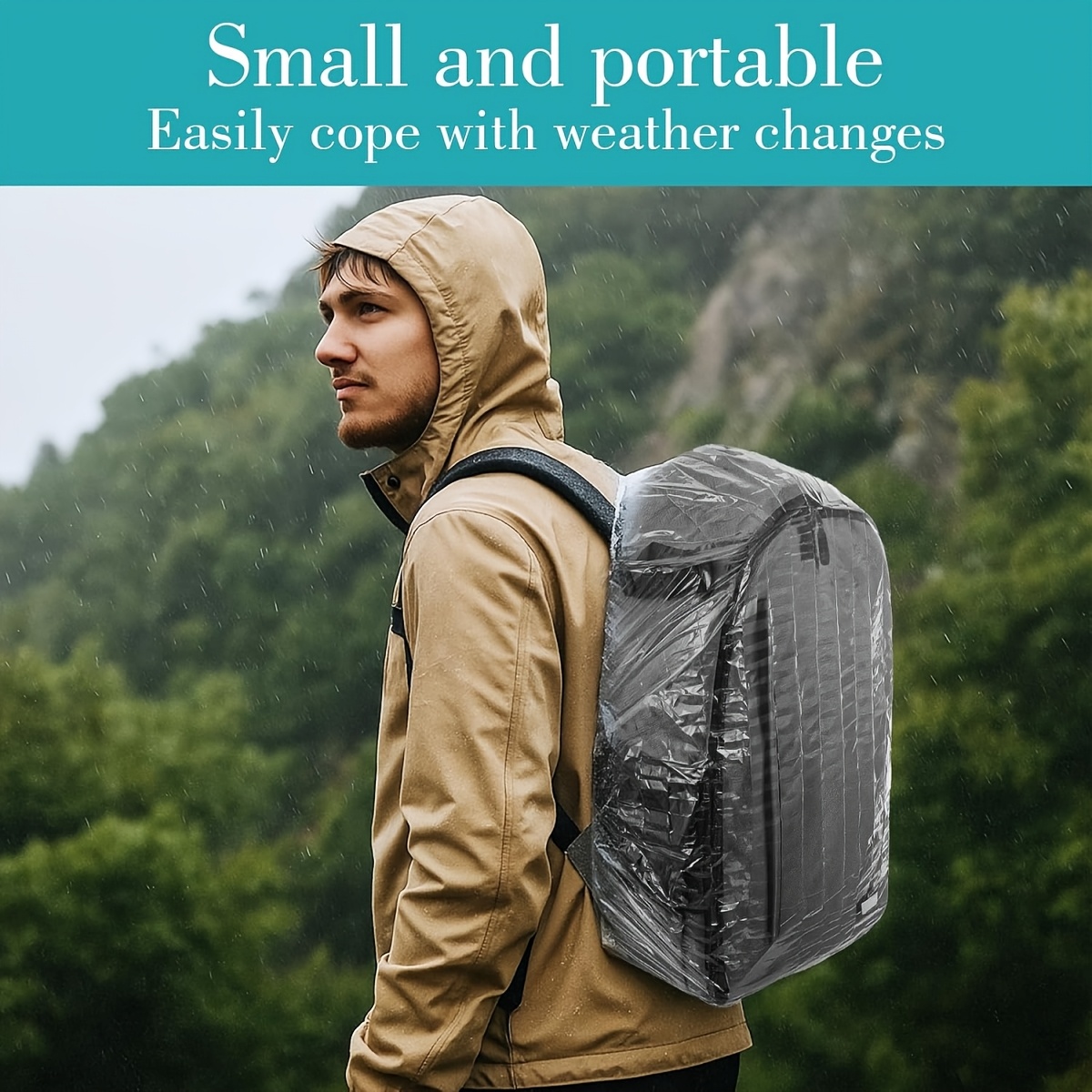 10Pcs Elastic Disposable Backp - Rain Cover Backpack recension och pris
